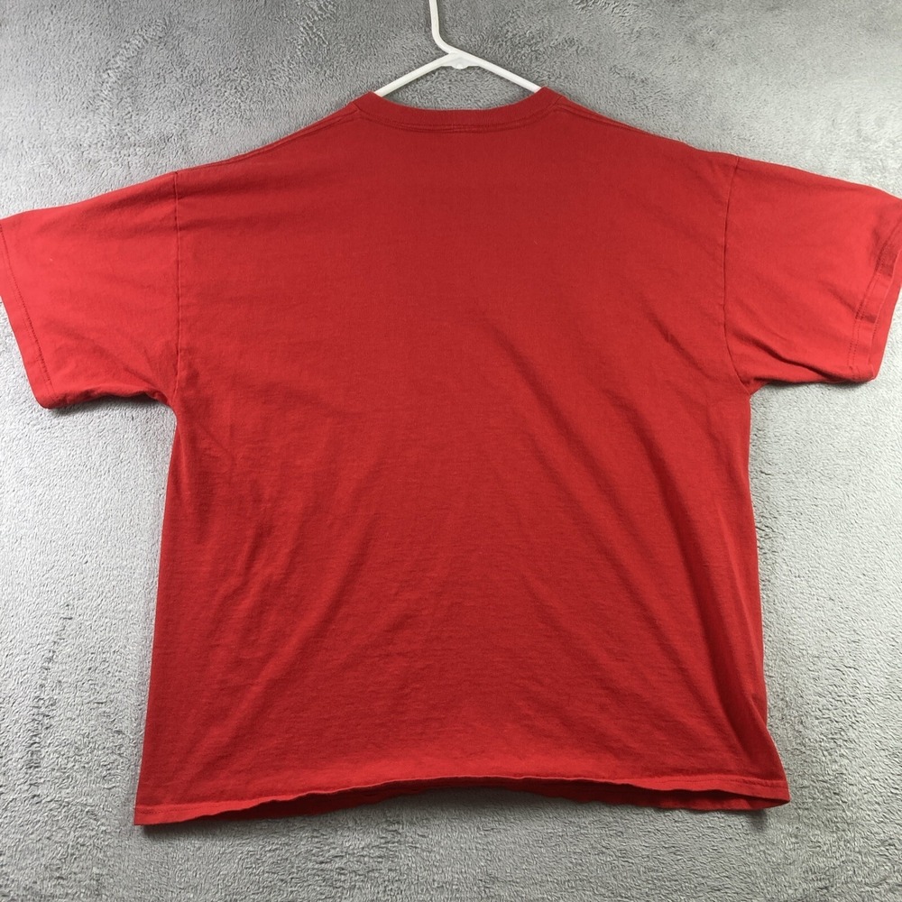 Washington DC Shirt Adult XL Red Spell Out Graphic Tee Casual Short Sleeve - Picture 12 of 13